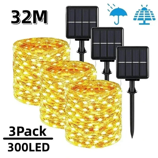 LED Solar Fairy String Lights for Outdoor Garden