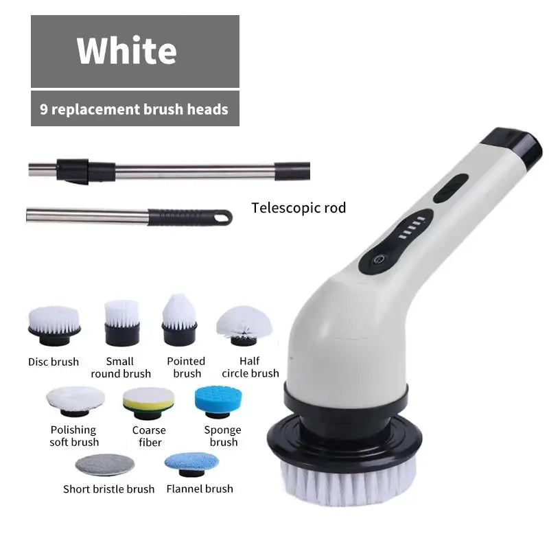 Revolutionary 9-in-1 Electric Cleaning Brush: The Ultimate Solution for Effortless Kitchen and Bathroom Cleaning