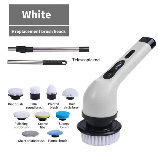 Revolutionary 9-in-1 Electric Cleaning Brush: The Ultimate Solution for Effortless Kitchen and Bathroom Cleaning