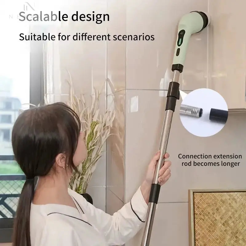 Revolutionary 9-in-1 Electric Cleaning Brush: The Ultimate Solution for Effortless Kitchen and Bathroom Cleaning