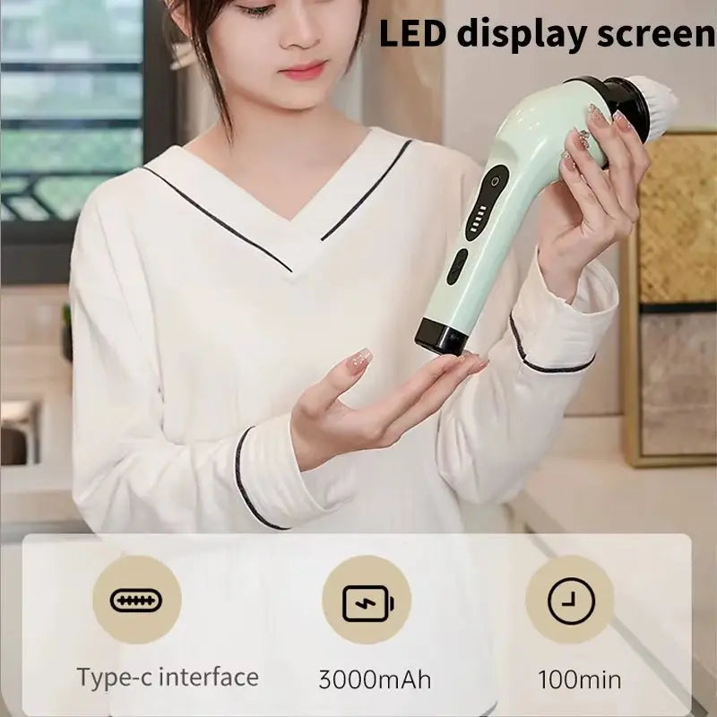 Revolutionary 9-in-1 Electric Cleaning Brush: The Ultimate Solution for Effortless Kitchen and Bathroom Cleaning